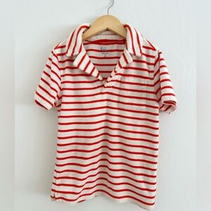 Mini Boden French Terry Polo Shirt